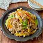 豚肉とたっぷり野菜のごま味噌炒め