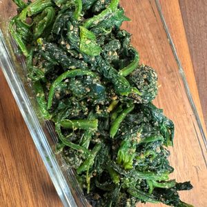 フミの作ってみた!投稿(『ほうれん草のごま和え』もう味付けに迷わない！)