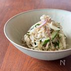 ごま油香る【切り干し大根ときゅうりの香味ナムル】