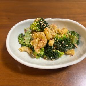 こむぎの作ってみた!投稿(簡単！ブロッコリーとおかかの和風マカロニサラダ)