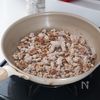 【カフェ風】じゅわっと！彩り焼き野菜の絶品旨コクキーマカレーの工程2