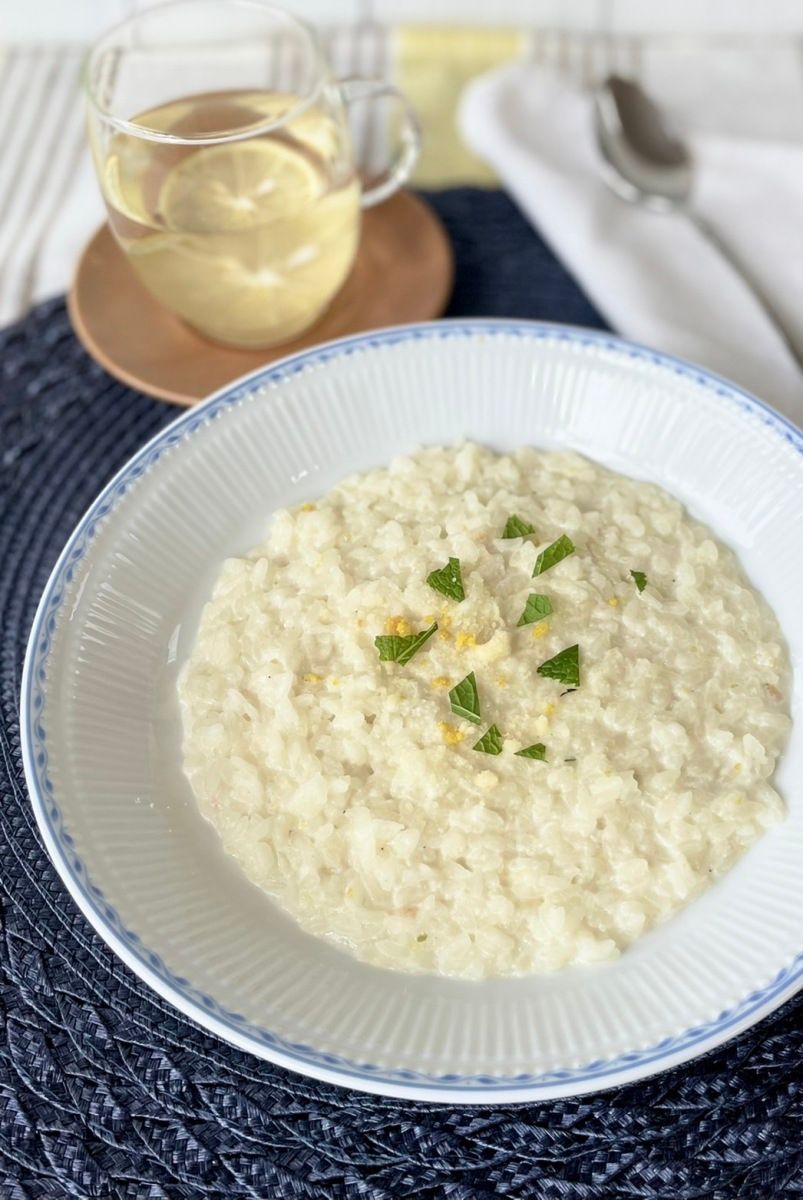フレッシュガーデンハーブ入りレモンリゾットのレシピ
