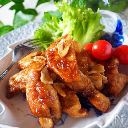 ご飯がススム鶏むね肉のガリバタポン酢 切り方図解付き保存版 By 道添明子 あーぴん レシピサイト Nadia ナディア プロの料理家のおいしいレシピ