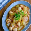 冬瓜と豚肉とうずらの卵のうま煮の工程6