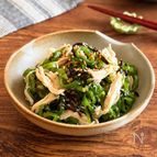 レンジで簡単♪あと一品に【ピーマンとささみの塩昆布ナムル】