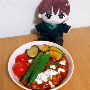 えりかの作ってみた!投稿(【焼き野菜のバターチキンカレー】簡単絶品!何度もリピしたい♡)