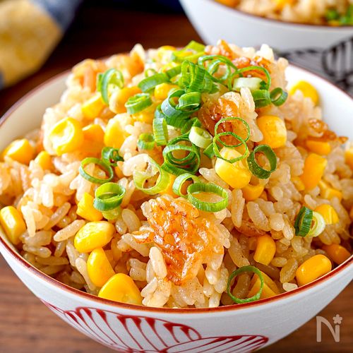 【バター醤油とうもろこしご飯】おかわり必須♡