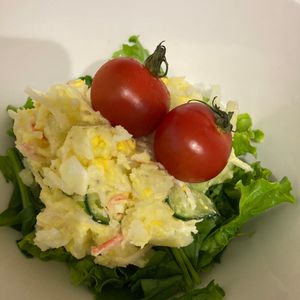 1186433の作ってみた!投稿(1人で抱えて食べたい！！【和風ポテトサラダ】)