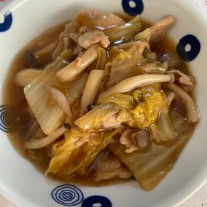 万福の作ってみた!投稿(【調理10分！とろけるうまさ♡︎豚肉と白菜のクタクタ煮】)