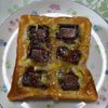 KUMIKOの作ってみた!投稿(この組合せはクセになる！オレンジ焼きチョコトースト)