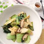 筍と青梗菜のバタポン炒め