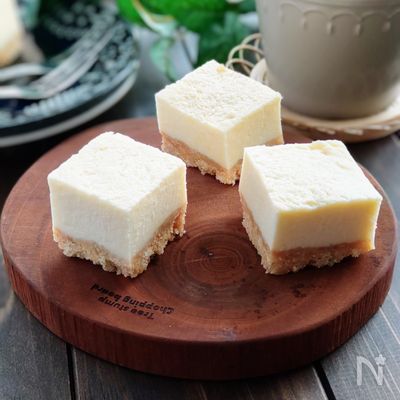 レンジで5分!チーズタルト