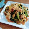とろみ旨辛♩小松菜と豚キムチ炒め【節約・ご飯すすむ】