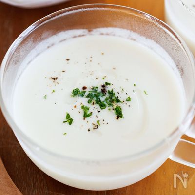 『新玉ねぎの冷たいポタージュ』夏バテ防止に!さらりと飲める♪