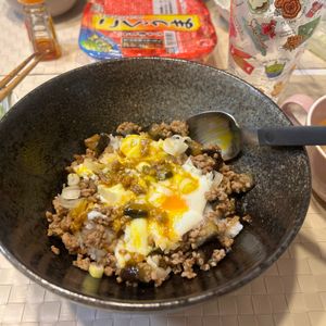 738829の作ってみた!投稿(【なすとひき肉の甘辛丼】ご飯との相性抜群のやみつき丼♡)