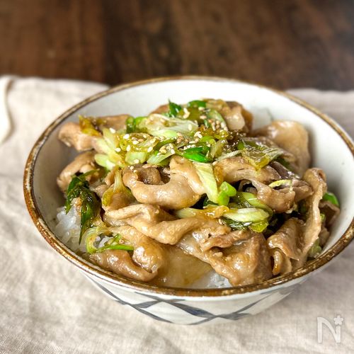 【ねぎ豚丼】簡単ジューシーご飯泥棒