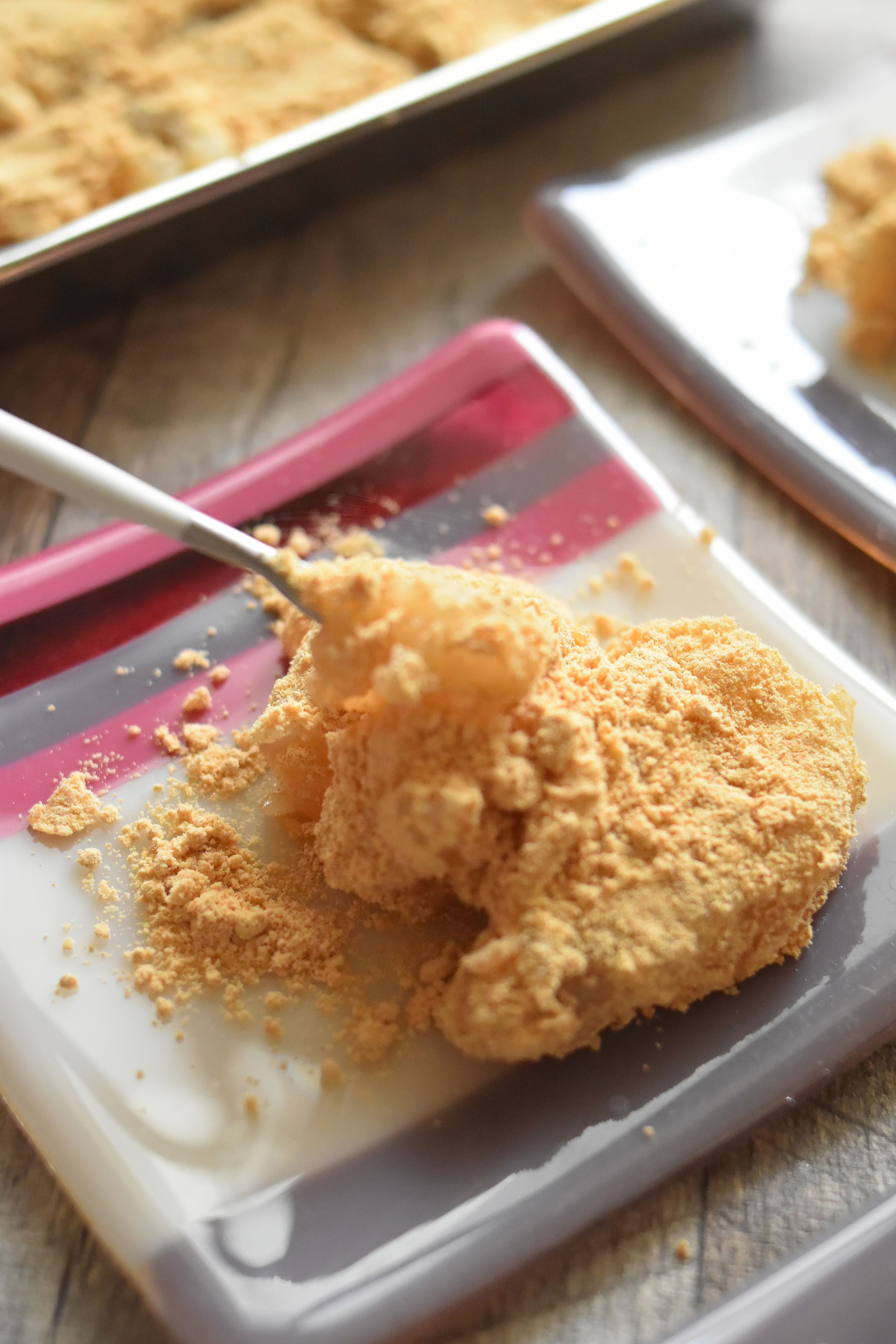 材料3つ・すぐできおやつ】北海道銘菓風レンチンきな粉もち。 | レシピ