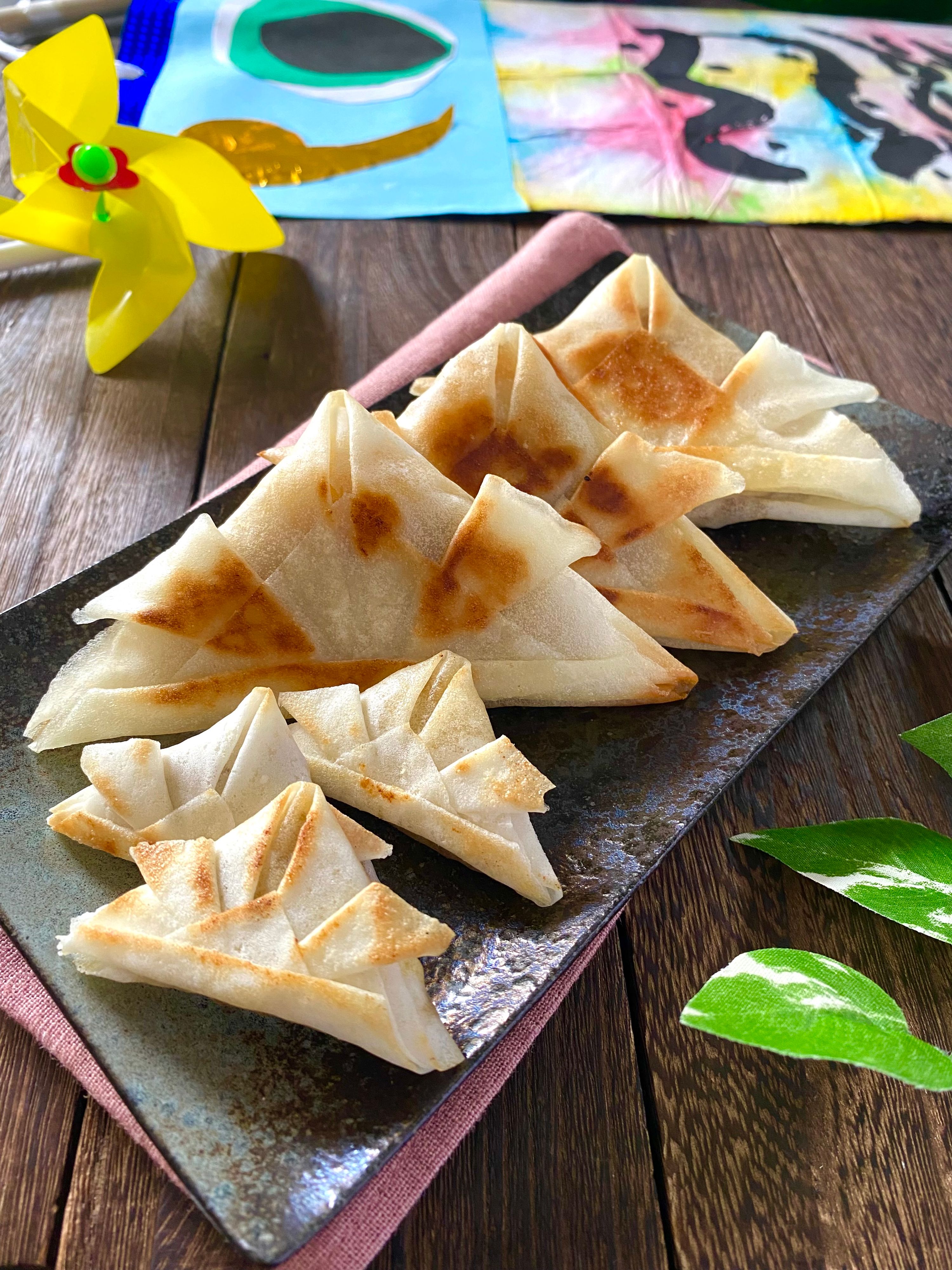 コロッケ風カブト春巻き【こどもの日】 | レシピサイトNadia