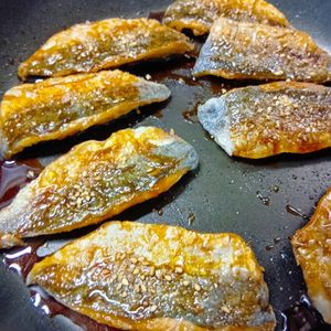 nibitashiの作ってみた!投稿(絶品甘辛ダレで♪アジのかば焼き丼【包丁不要・手間なし】)