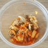 【豚キムチ冷し中華】温冷の組み合わせがクセになる‼︎の工程2