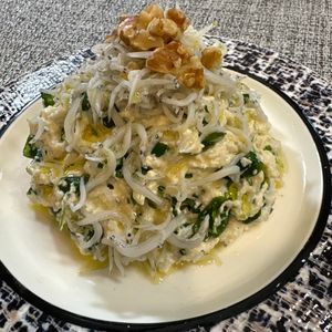 楽ラク手抜キッチン🐶🐾の作ってみた!投稿(しらすとクレソンのオーリオ白和え)