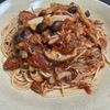 ゆっこの作ってみた!投稿(革命的にうまい♡『鯖缶ときのこの革命トマトパスタ』)