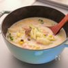【白菜とベーコンの豆乳スープ】白菜ぺろり♡まろやかなコク♪の工程4