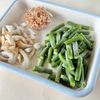 冷凍OK！いんげんとちくわのおかか和えの下準備