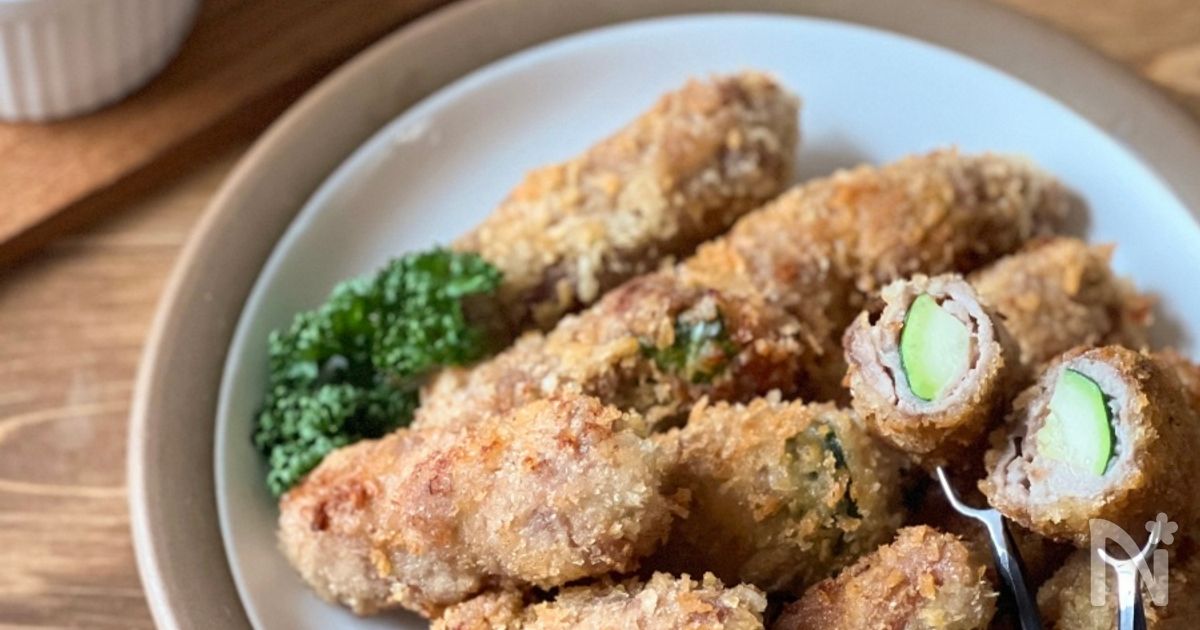 ケトパルメザンチーズをまぶしたズッキーニフライのレシピ