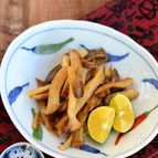 おかかエリンギのバター醤油