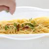 レンジとパスタケースで簡単!ペペロンチーノの工程6
