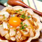 【冬に食べたい!!】すき焼き風白菜豆腐