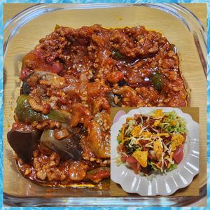 ナムディの作ってみた!投稿(いろんな料理に使える🤩🍝万能メキシカンなすミート🤤🌵)