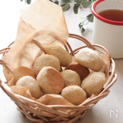 香ばしい♪ごまのコロコロ米粉クッキー