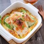 厚揚げとアボカドのとろとろマヨチーズ焼き