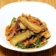 竹輪の歯ごたえしっかりきんぴら炒め