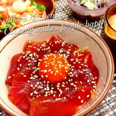 まぐろの切り落としがごちそうに♡黄金比で漬けるマグロの漬け丼