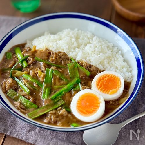 にらと牛肉の絶品スピードカレー