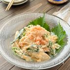 【レンジだけで即席！ささみとオクラの明太マヨ和え】ぱぱっと♪