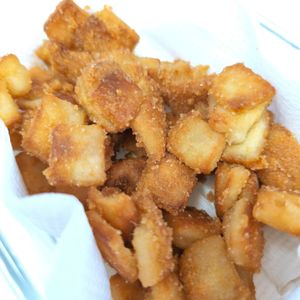 949701の作ってみた!投稿(栄養満点！！高野豆腐で☆揚げない【きなこ揚げパン】風)