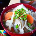 【腸活スープ具だくさん豚汁】根菜の食物繊維たっぷりヘルシー