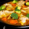 鶏肉とごろごろ野菜の『カレーパエリア』の工程8