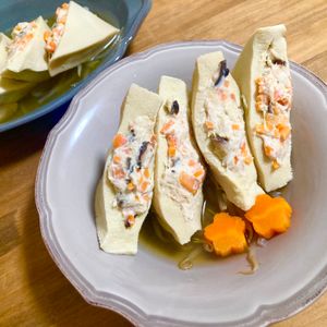 ゆかりの作ってみた!投稿(【12kgやせた管理栄養士考案】高野豆腐の肉詰め煮　)
