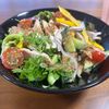 こむぎの作ってみた!投稿(バリ旨♡ゴマだれ《チキンと野菜のサラダうどん》)