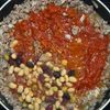 お豆とひき肉の簡単コクうまトマト煮【10分で満足ご飯】の工程3