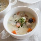 豚バラと野菜のクリームスープ