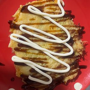 Yの作ってみた!投稿(キャベツと卵と片栗粉だけでカリッときゃべつチヂミ風)