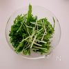 【3分で完成】水菜としその梅ポン酢和え｜シャキシャキ食感♪の工程2