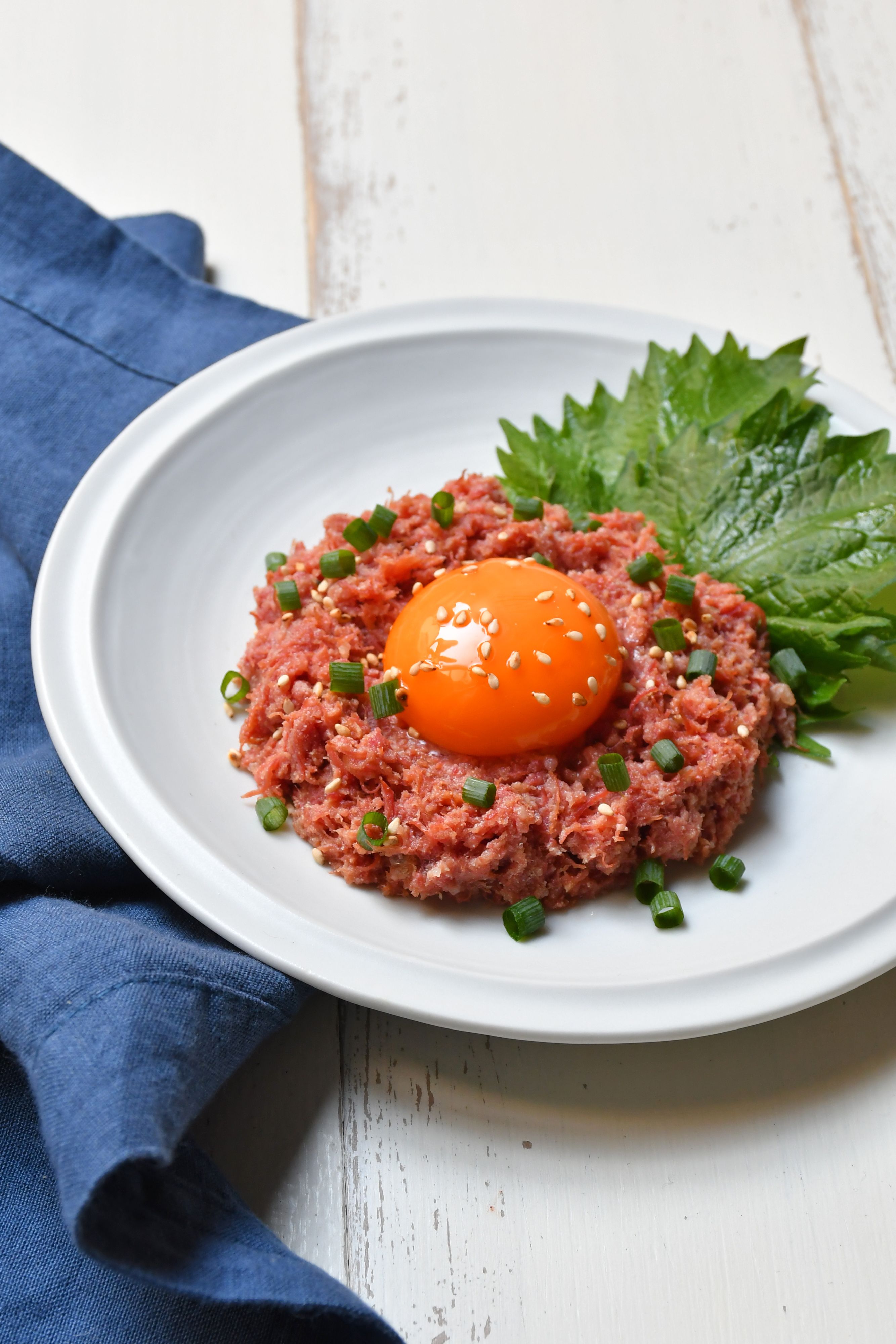 コンビーフのユッケ風 おつまみ | レシピサイトNadia