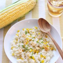 【とうもろこし入りガーリックライス】夏に食べたい旬ごはん